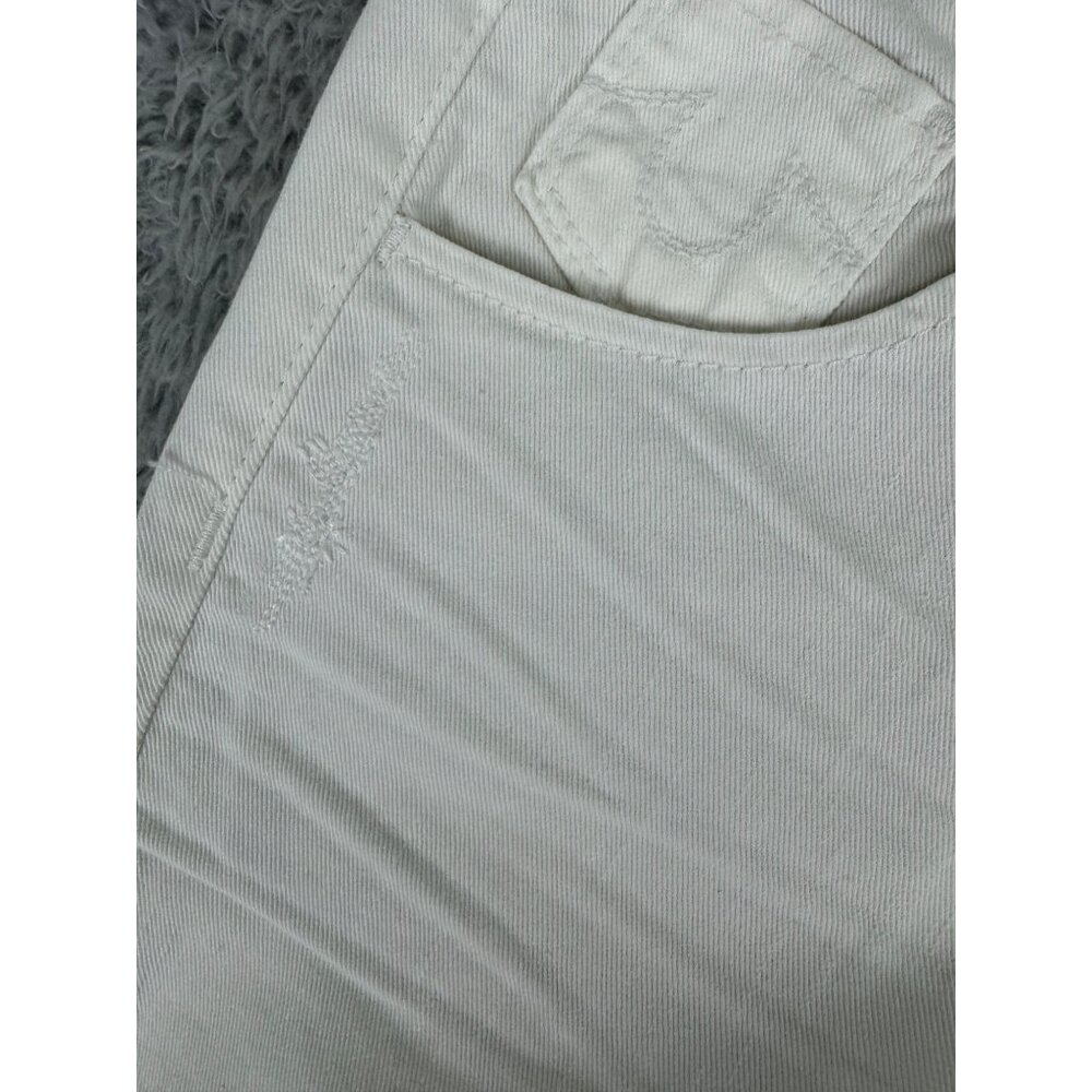 True Religion Womens Relaxed White Miles Relaxed Shorts Size 26 NWT - Picture 4 of 16
